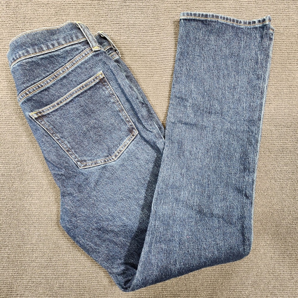 Gap Jeans Womens 10R Blue‎ '90s Straight High Rise Denim Pants